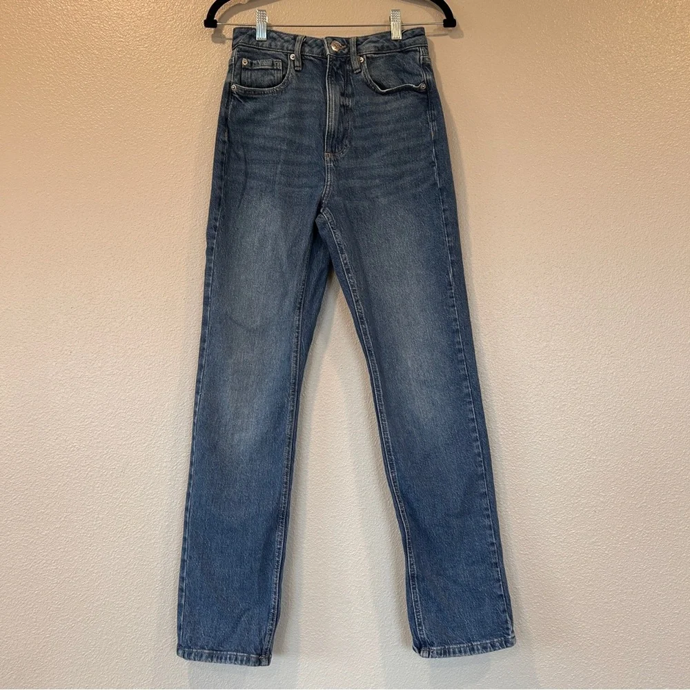 Forever 21 High Rise Straight Leg Blue Jeans Women's Size‎ 26